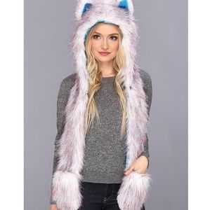 SpiritHoods Glitter Wolf Hood